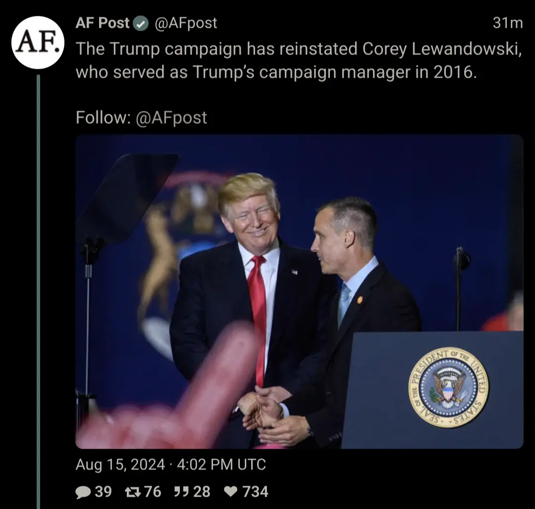 The Impact of Corey Lewandowski on American Politics