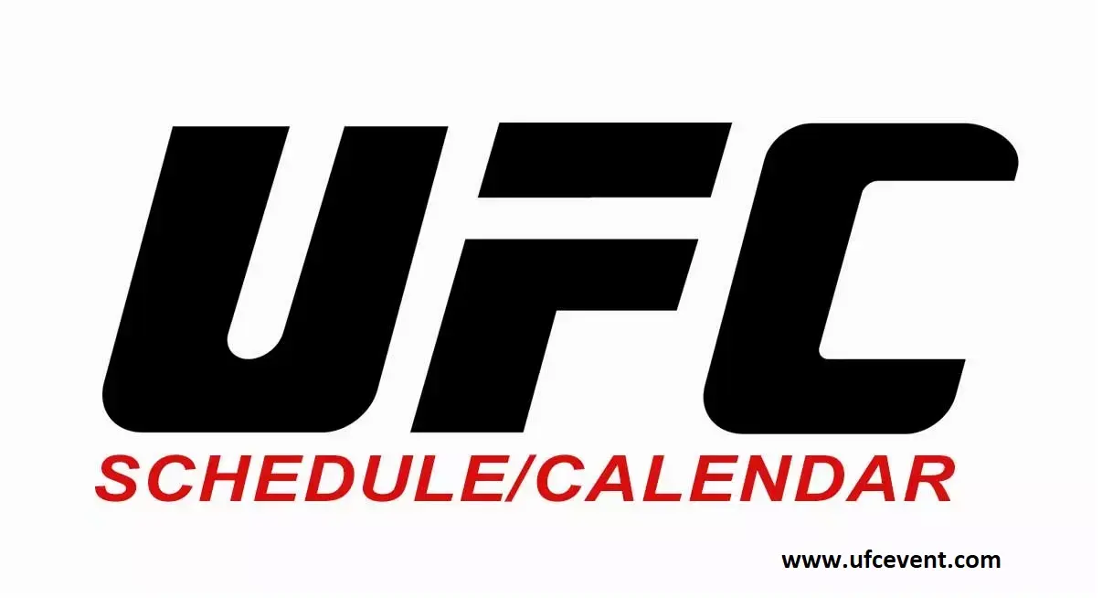 Latest UFC Schedule and Upcoming Fight Events