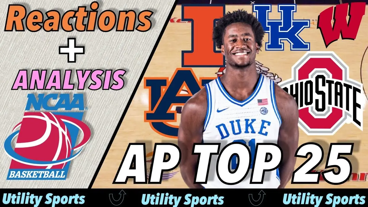 Latest AP Top 25 Basketball Rankings After Week 1