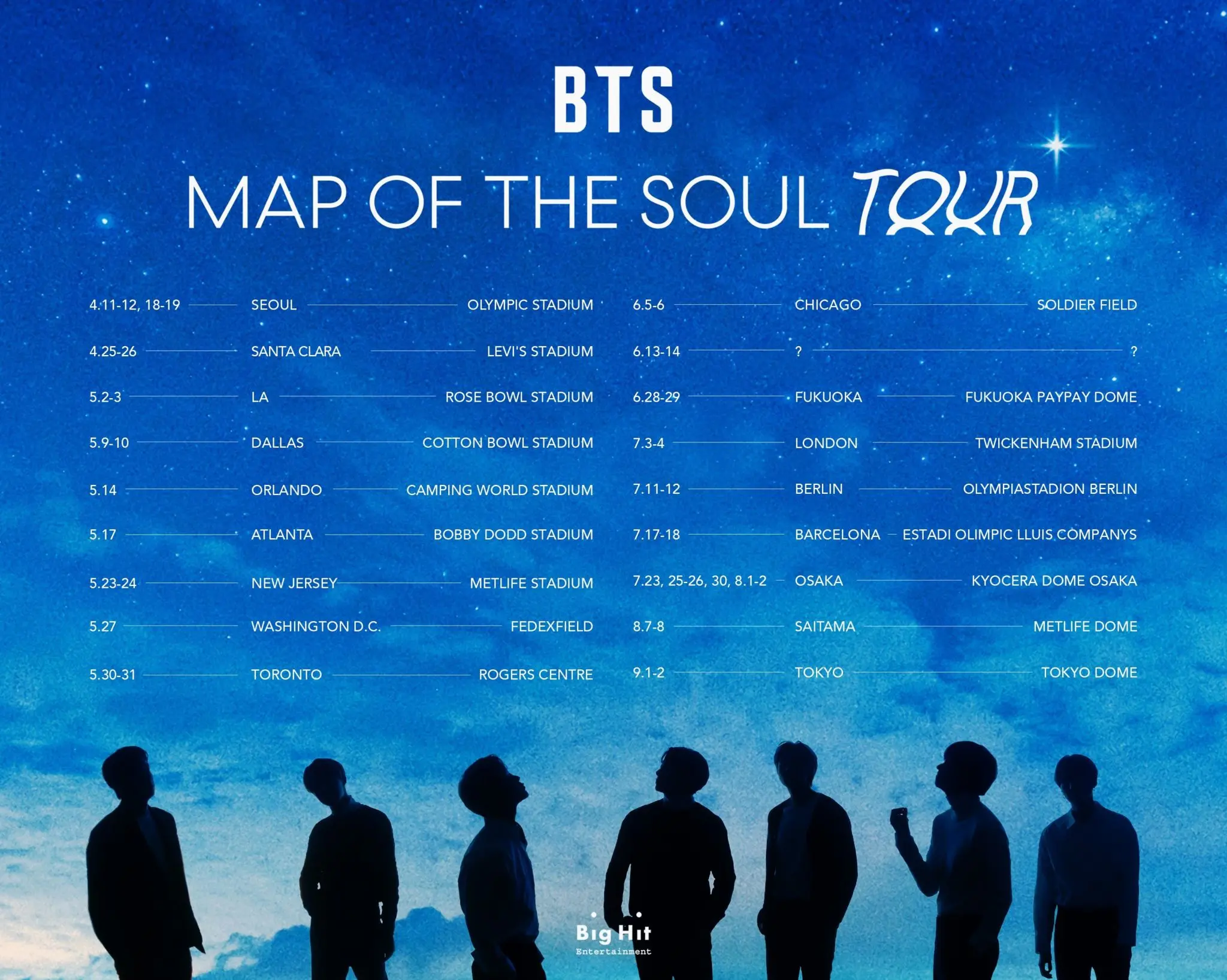 Upcoming BTS Concert Tour Dates You Can’t Miss