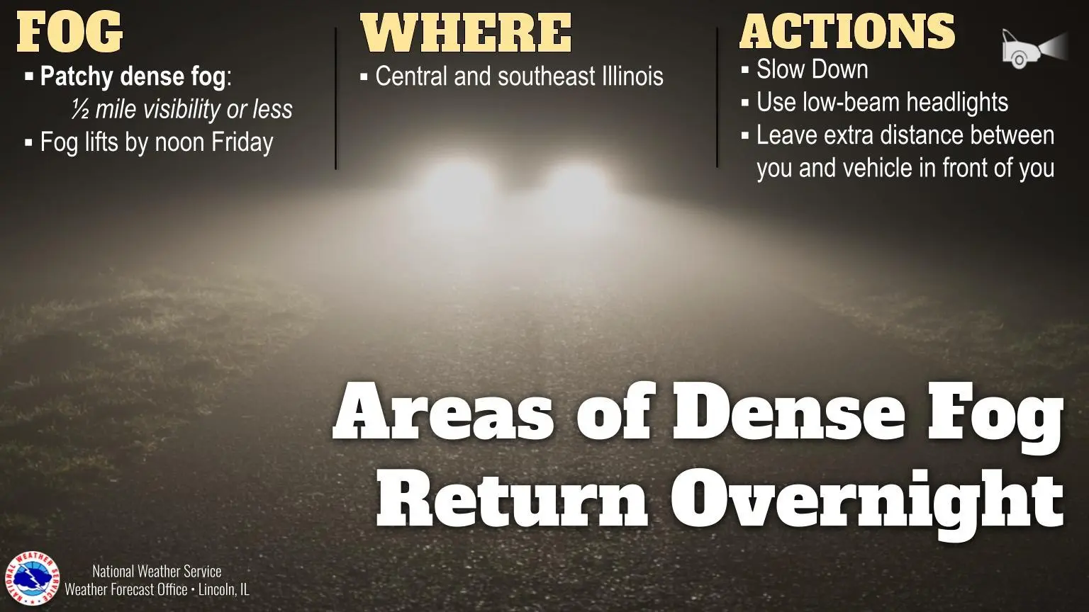 Understanding Dense Fog Advisory and Its Implications