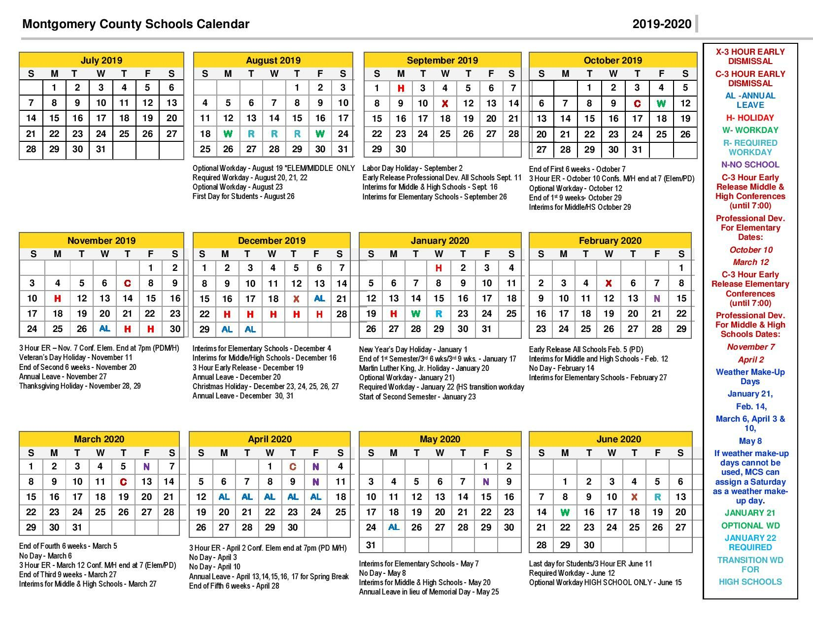 Recent Developments in Montgomery County Public Schools