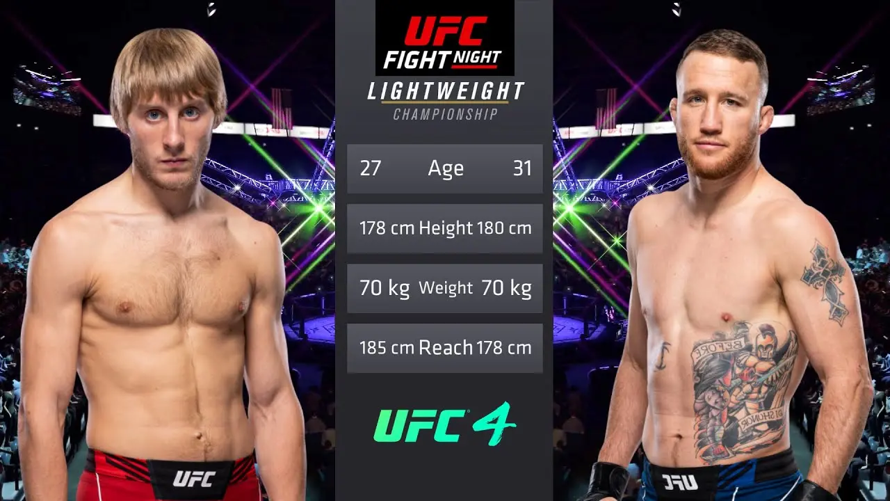 Paddy Pimblett vs Justin Gaethje: A Clash of Styles