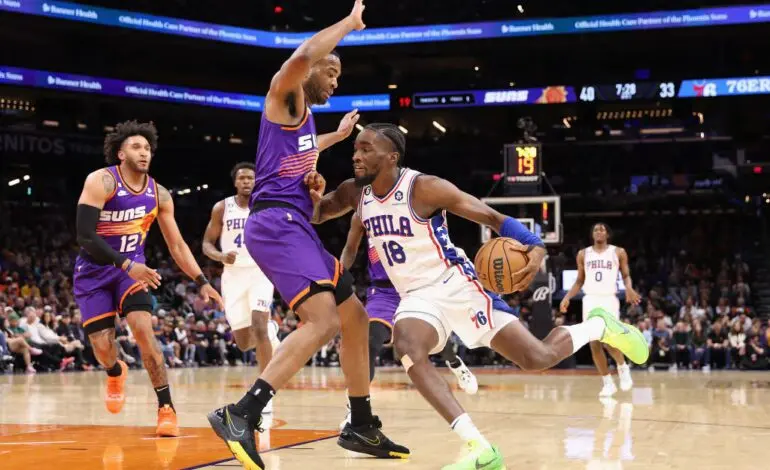 Phoenix Suns vs 76ers Match Player Stats Analysis