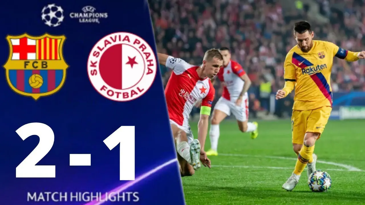 Slavia Praga Edges Out Barcelona in Thrilling Match
