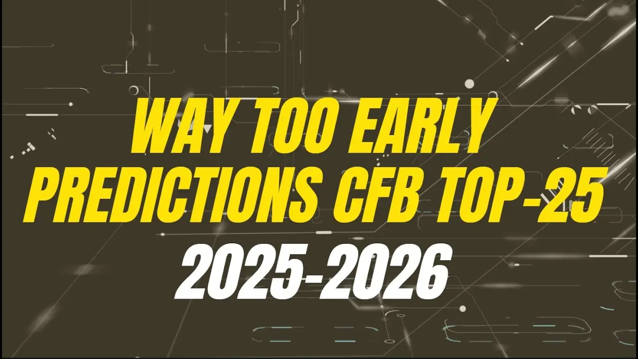 The Way Too Early Top 25 College Football Rankings for 2024