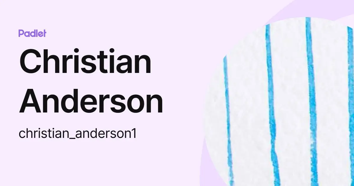 Unveiling the Journey of Christian Anderson in Literature