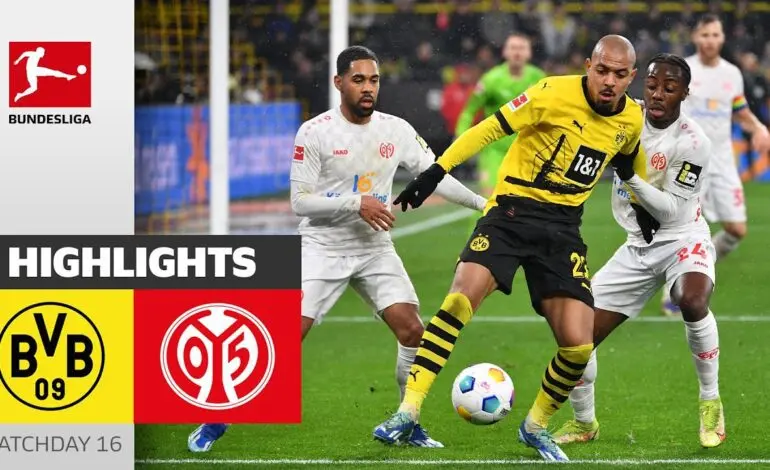 Exciting Encounter: Dortmund vs Mainz – Match Recap
