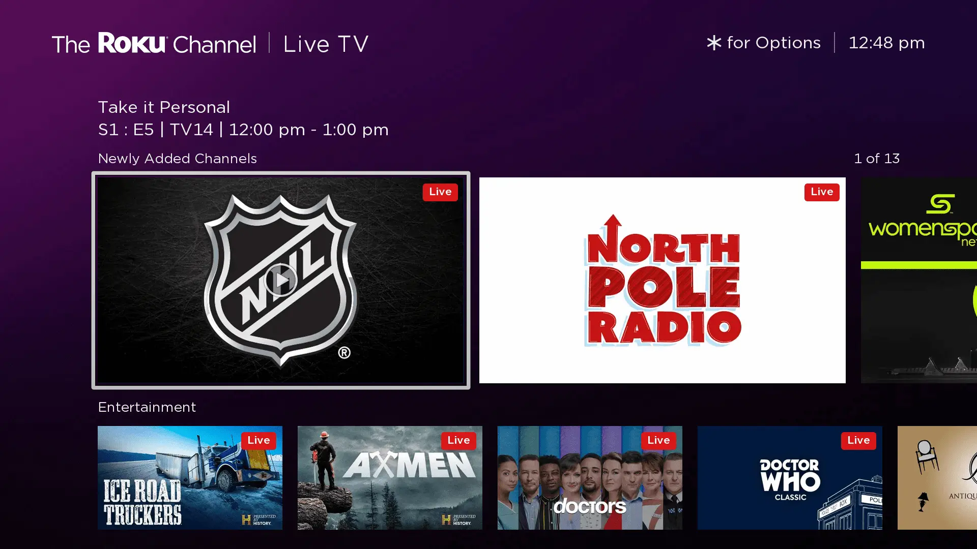 Discover New Free Channels on Roku