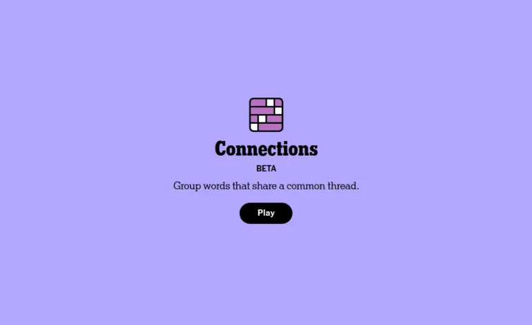Your Guide to NYT Connections Answers