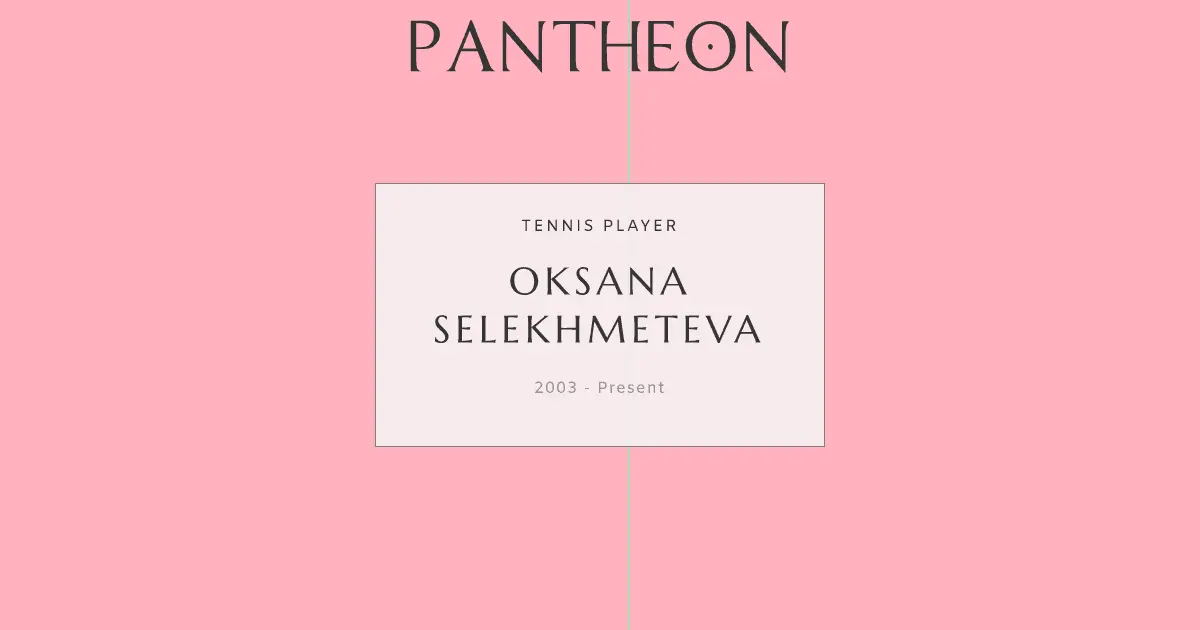 Oksana Selekhmeteva: A Bright Future in Women’s Tennis