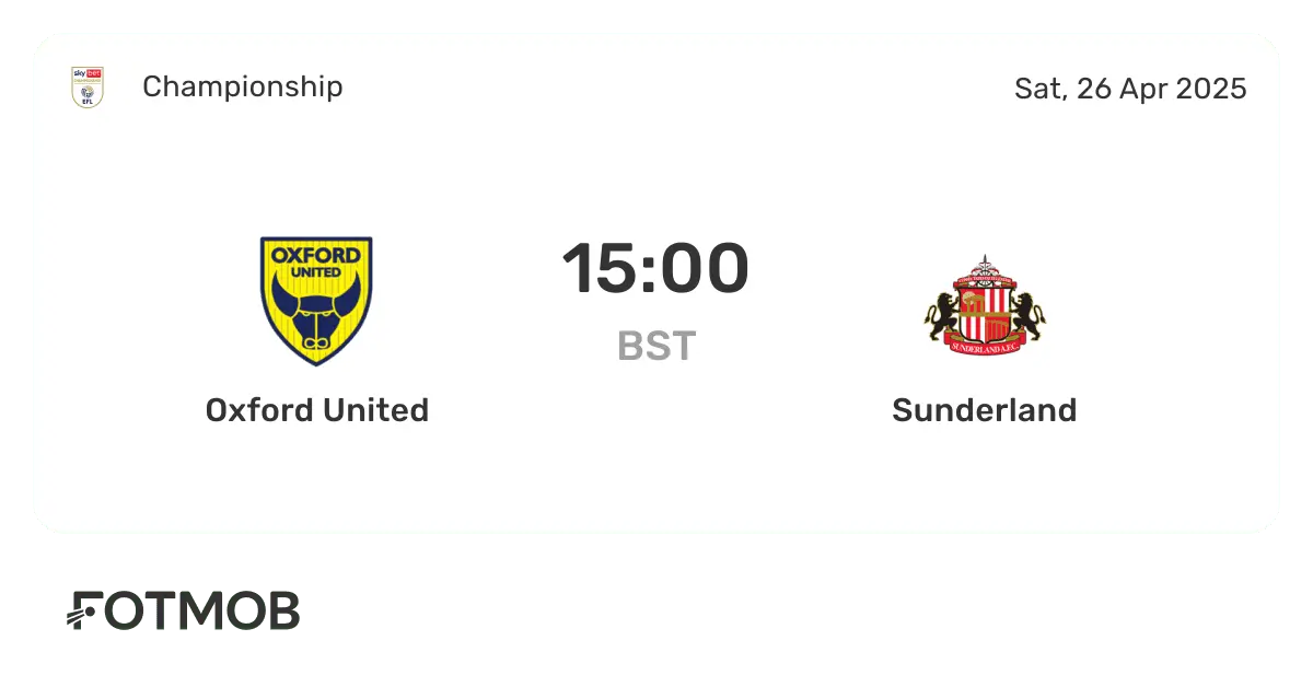 Oxford United vs Sunderland: Match Highlights and Insights