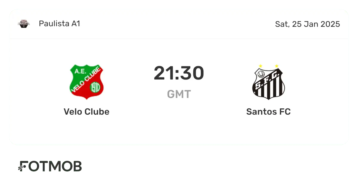 Santos vs Velo Clube: A Recent Clash in Brazilian Football