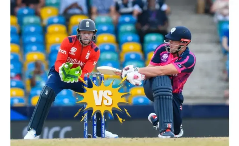 Current Standings: Scotland National Cricket Team vs England Cricket Team