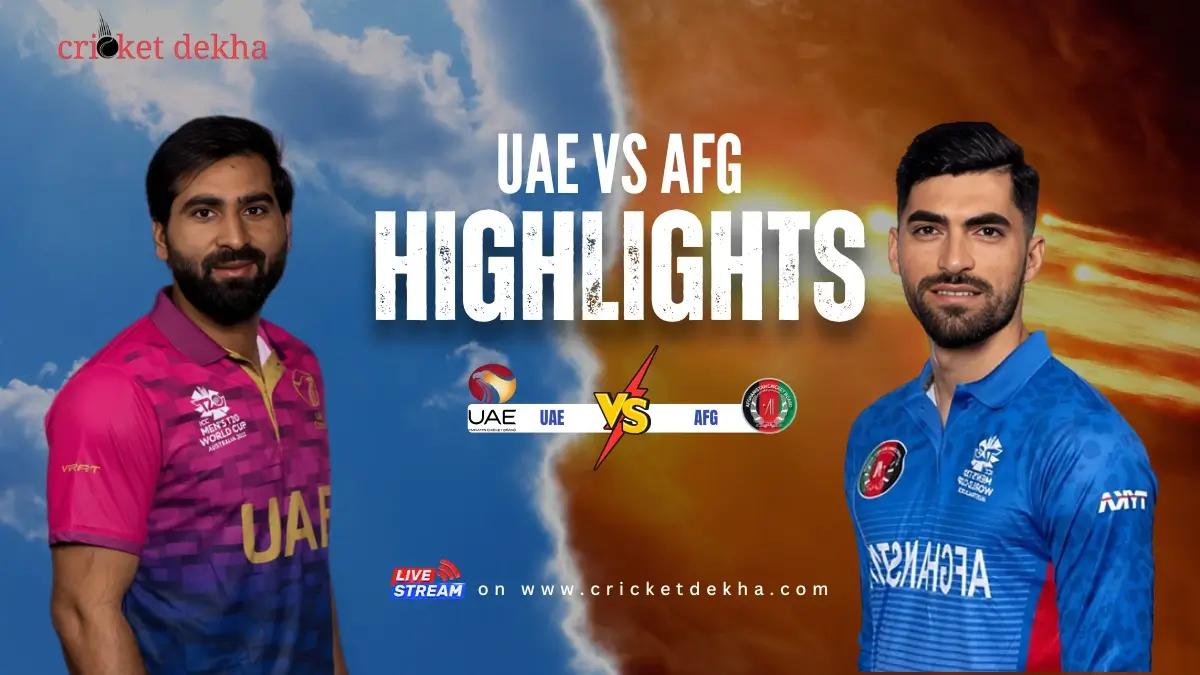 UAE vs Afghanistan: A Comprehensive Analysis