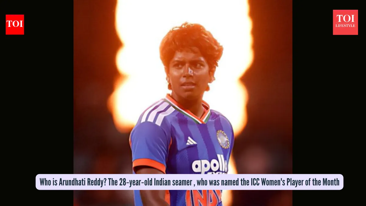 Arundhati Reddy Shines as ICC Player of the Month After Historic Series Win