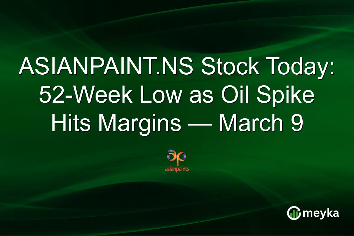 Asian paints share price