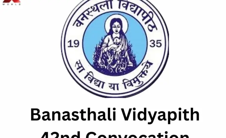 Banasthali Vidyapith Celebrates 42nd Convocation with Over 4,500 Graduates