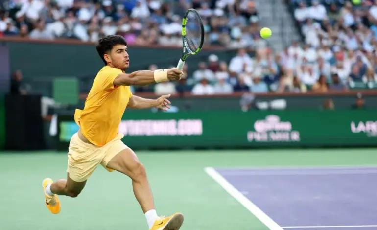Carlos Alcaraz Dominates Grigor Dimitrov at Indian Wells