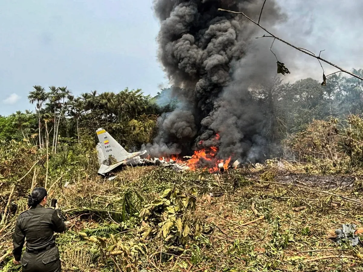 Colombia: Tragic n Military Plane Crash Claims Lives