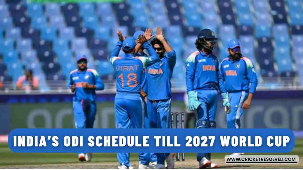 Cricket ODI World Cup 2027: Preparations and Key Players