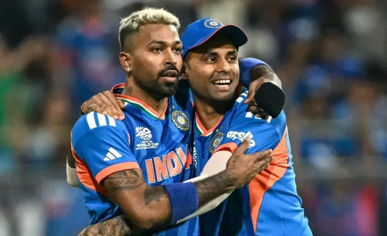 Hardik pandya shines in T20 World Cup semi-final