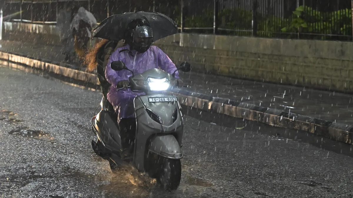 Hyderabad Faces Chaos as Heavy Rain and Hailstorm Disrupt City Life