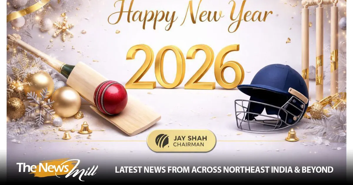 Icc chairman Jay Shah Welcomes New Year 2026