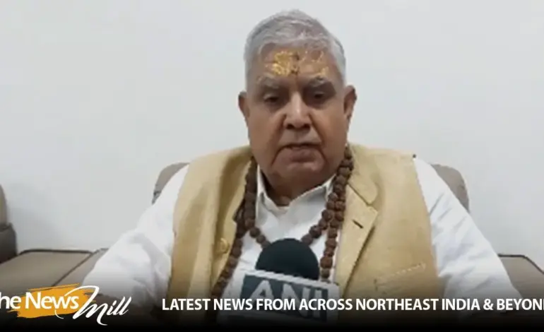 Jagdeep Dhankhar Attends Bhasma Aarti at Shri Mahakaleshwar Temple