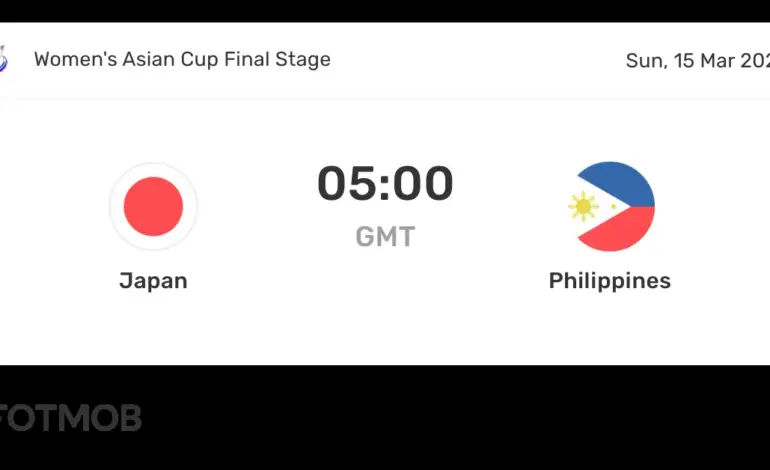 Japan vs Philippines: Women’s Asian Cup Final Stage Match Scheduled