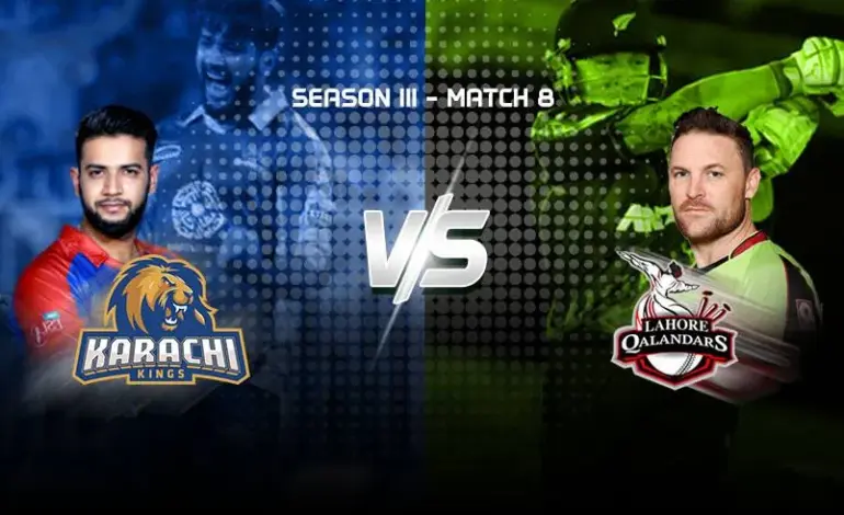 lahore qalandars vs karachi kings — IN news