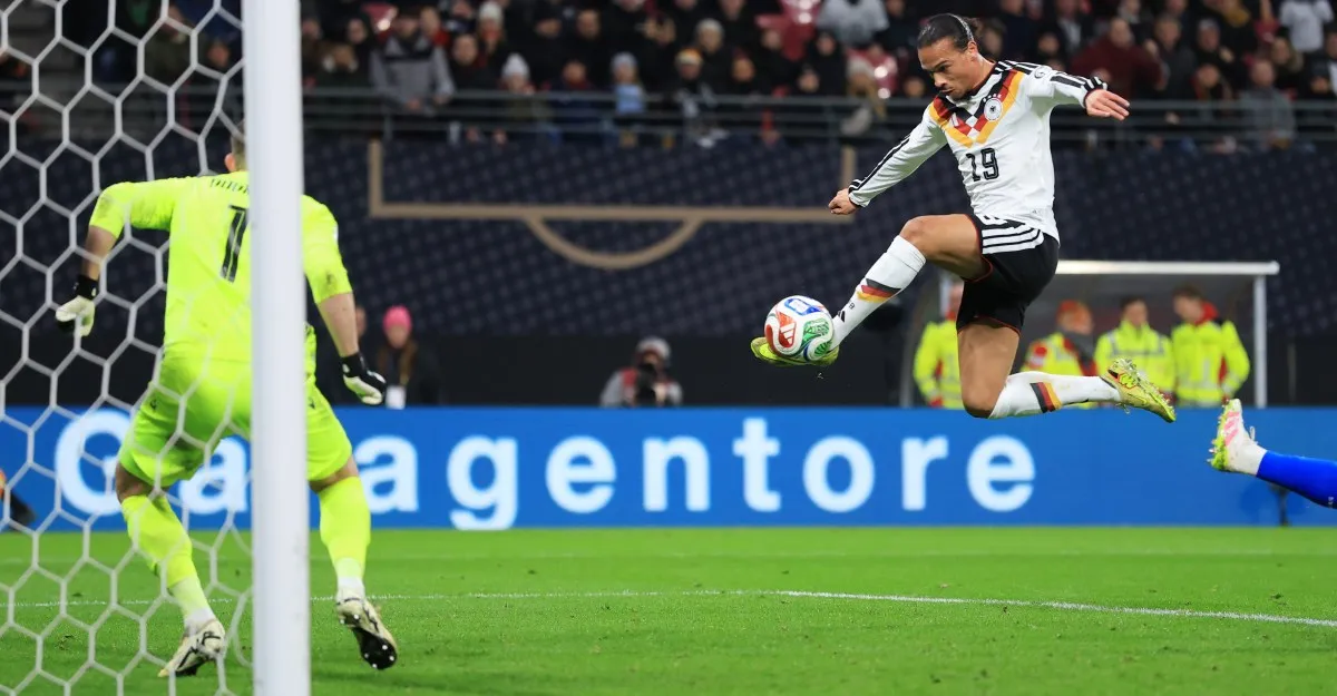 Leroy sané shines in world cup qualifier