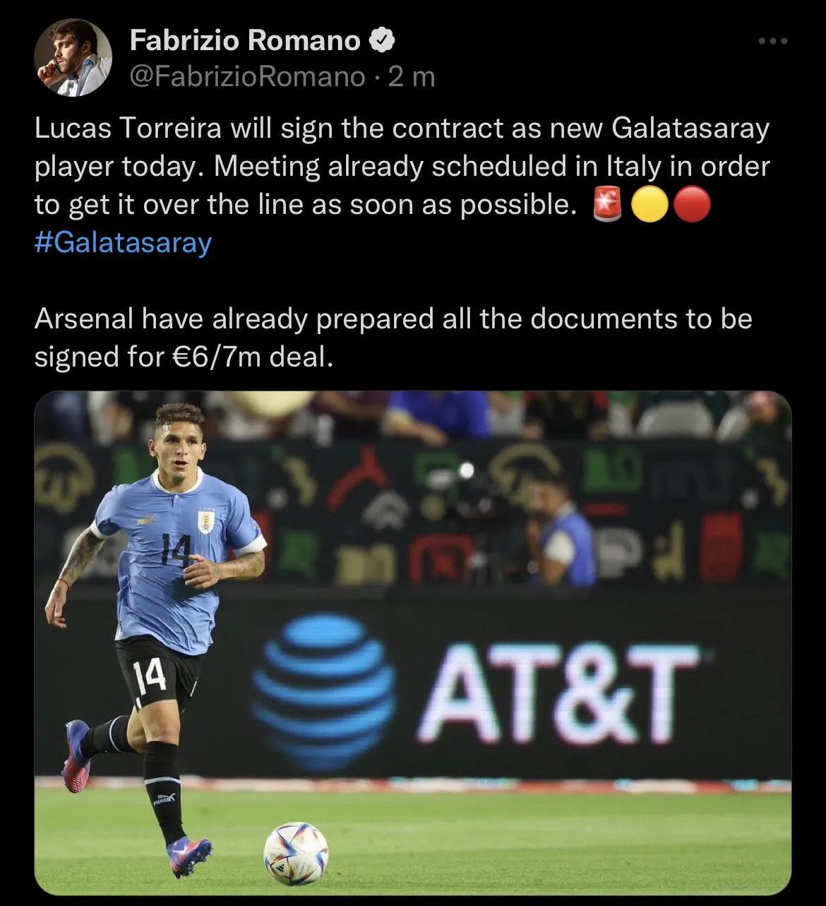 Lucas Torreira: Current Captain of Galatasaray with Aspirations for Boca Juniors