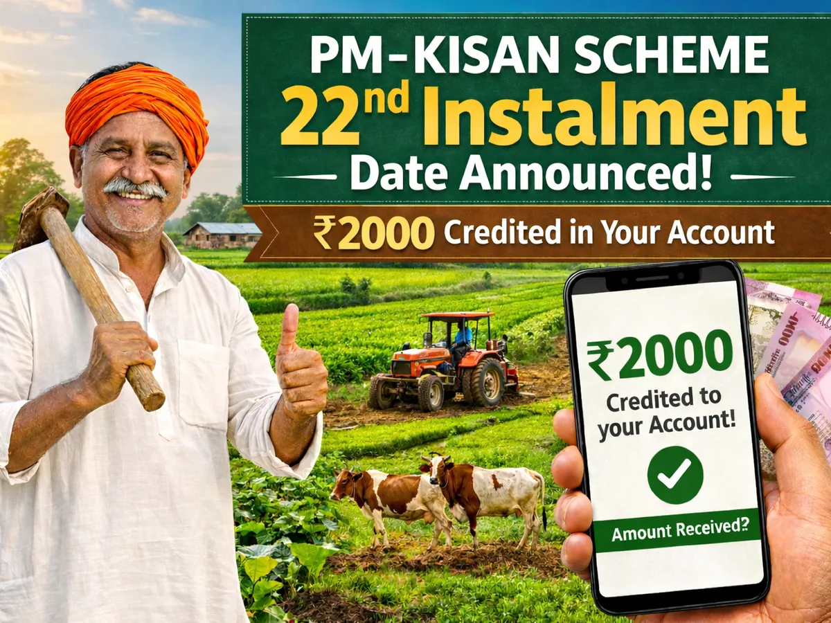Pm kisan scheme update: 22nd instalment release