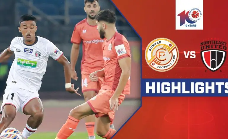 punjab fc vs northeast united — IN news