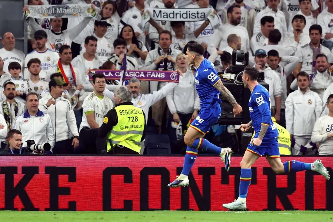 Real madrid standings: Getafe Shocks Real Madrid in LaLiga Clash