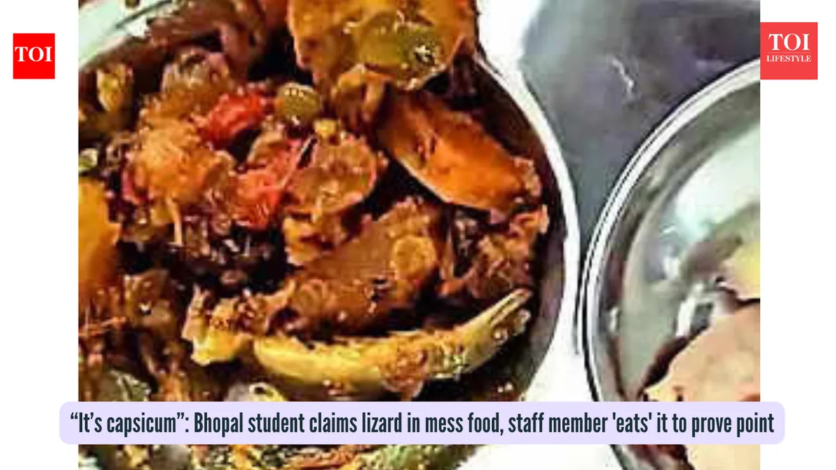RGPV Food Scandal: Student Claims Lizard Found in Meal