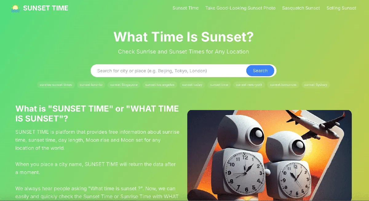 Sunset today in Hyderabad: A Shift in Timing