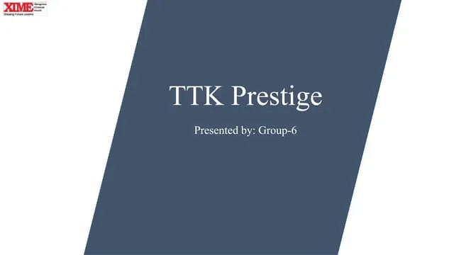 ttk prestige share — IN news