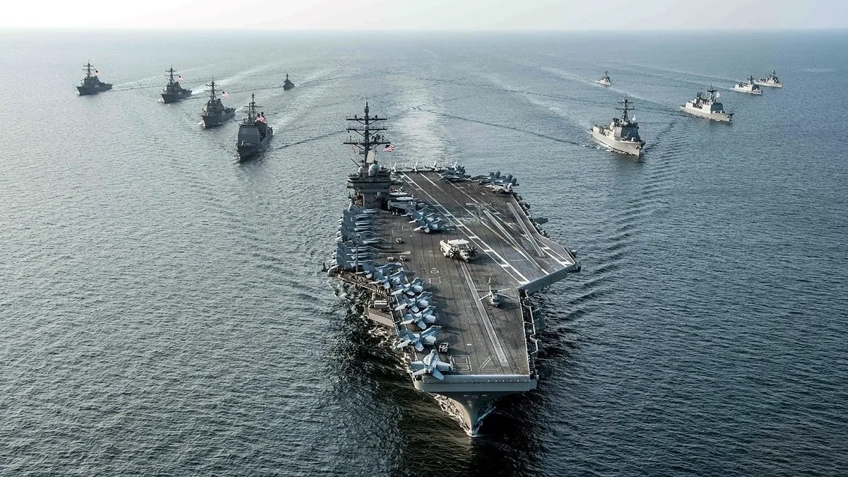 Uss abraham lincoln: Iran Claims Missile Launch Against : Tensions Escalate