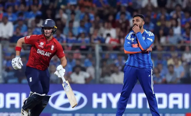 Varun chakaravarthy struggles in T20 World Cup match against England