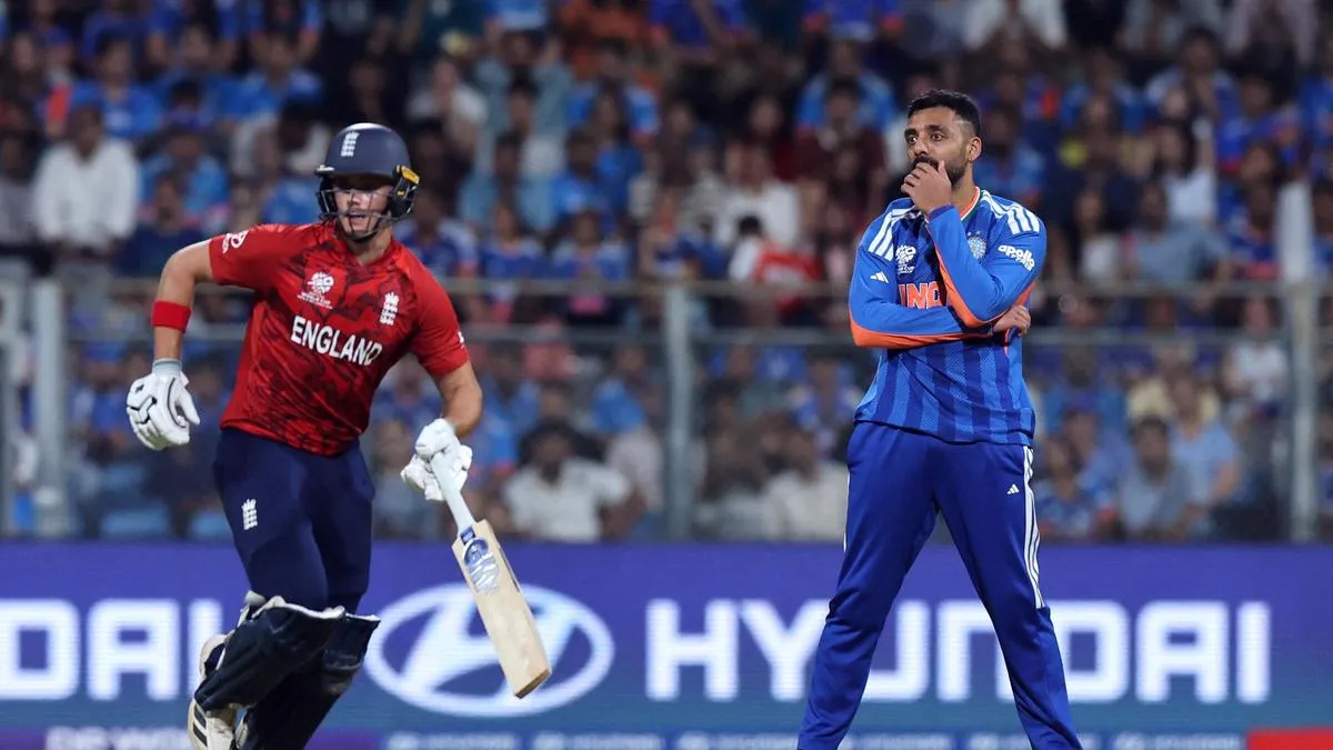 Varun chakaravarthy struggles in T20 World Cup match against England