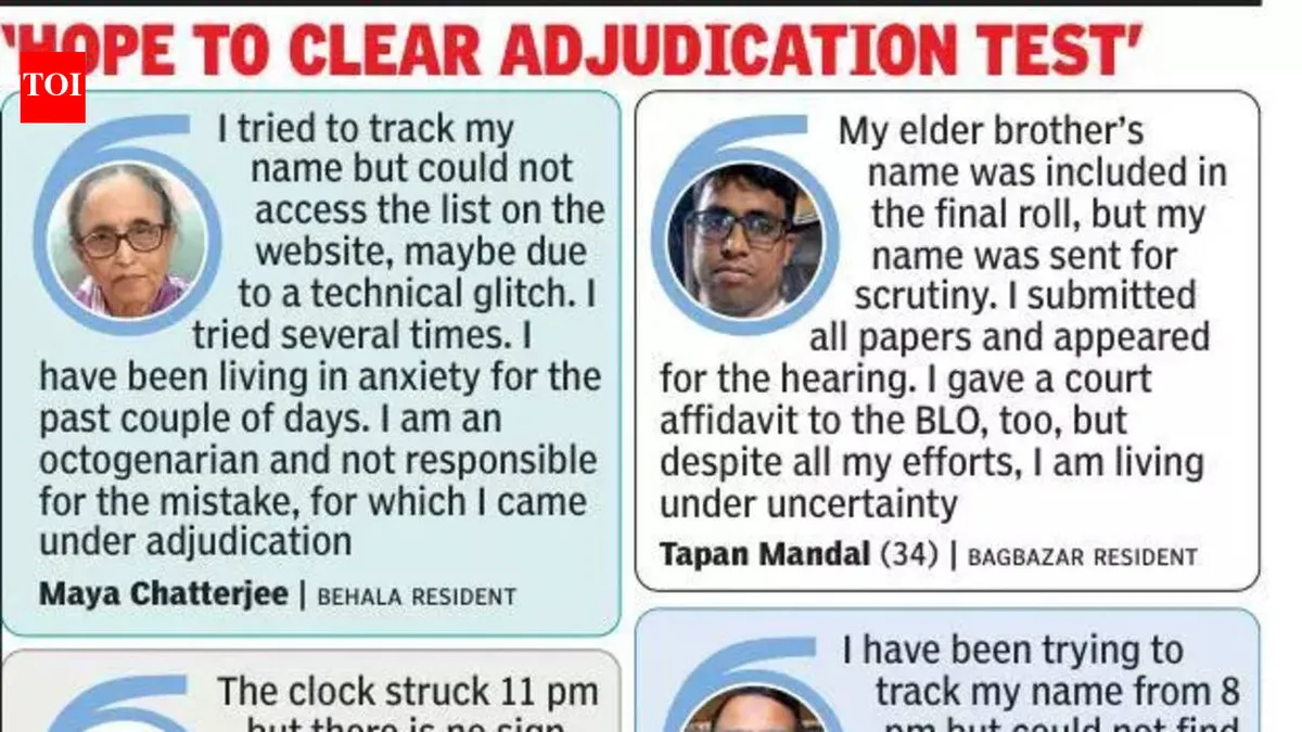 Voter Card Crisis: Kolkata Electors Left in Limbo
