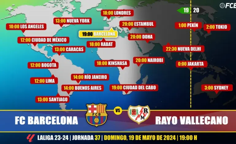 where to watch fc barcelona vs rayo vallecano — IN news