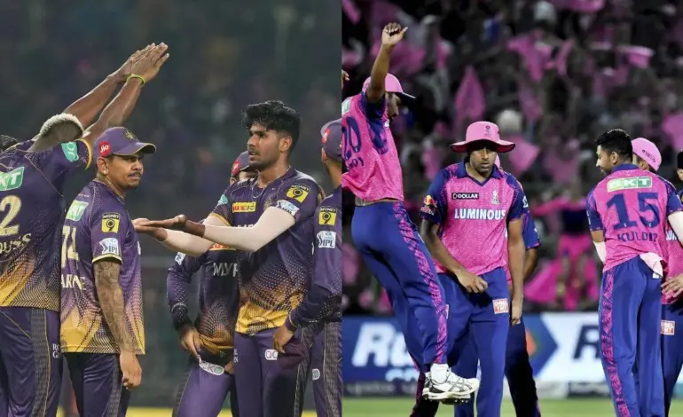 rajasthan royals vs kolkata knight riders standings — IN news