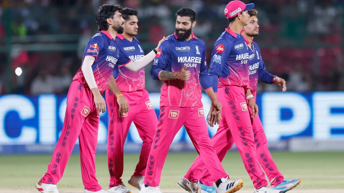 Rajasthan Royals vs Delhi Capitals standings