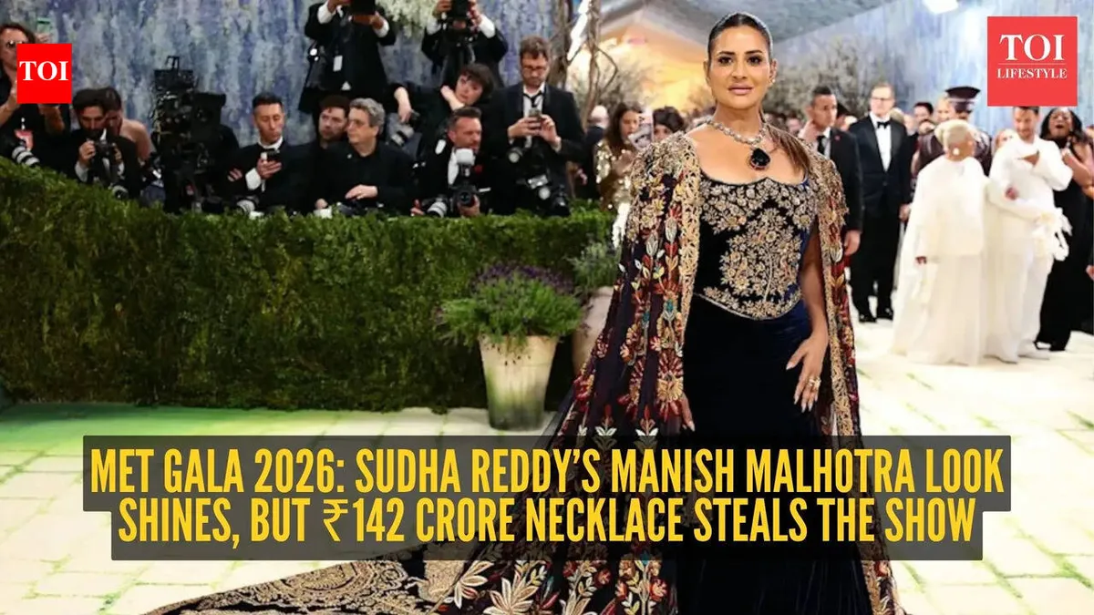 Sudha Reddy Stuns at Met Gala 2026