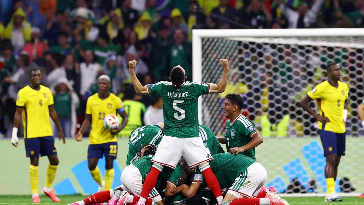 Mexico City celebrates as Mexico ends World Cup knockout drought against Ecuador