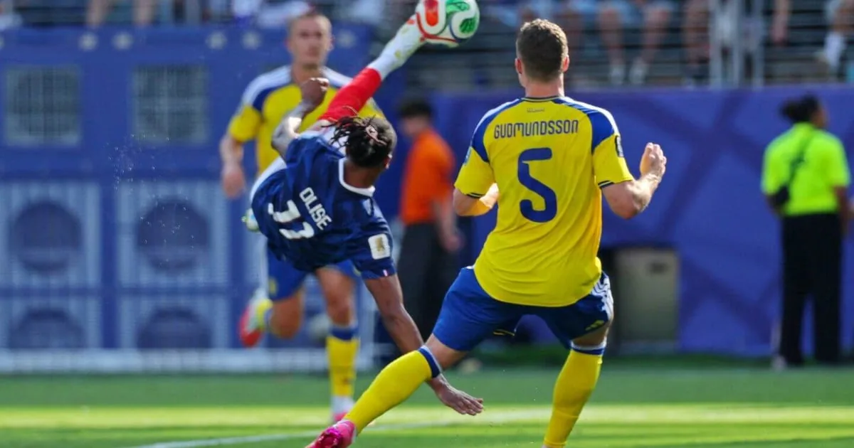 France takes 1-0 lead against Sweden in World Cup knockout match