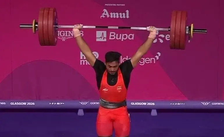 2026 CWG: Ajaya betters father's Commonwealth Games show by clinching silver - The New Indian Express